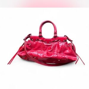 Red Leather Francesco Biasia